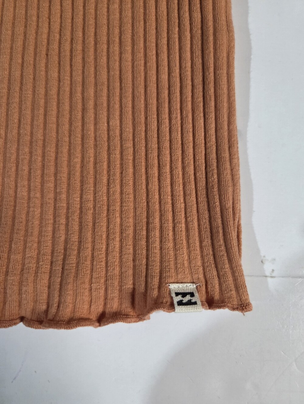 Billabong Ribbed Tank Top - Rust Orange - Picture 5 of 8